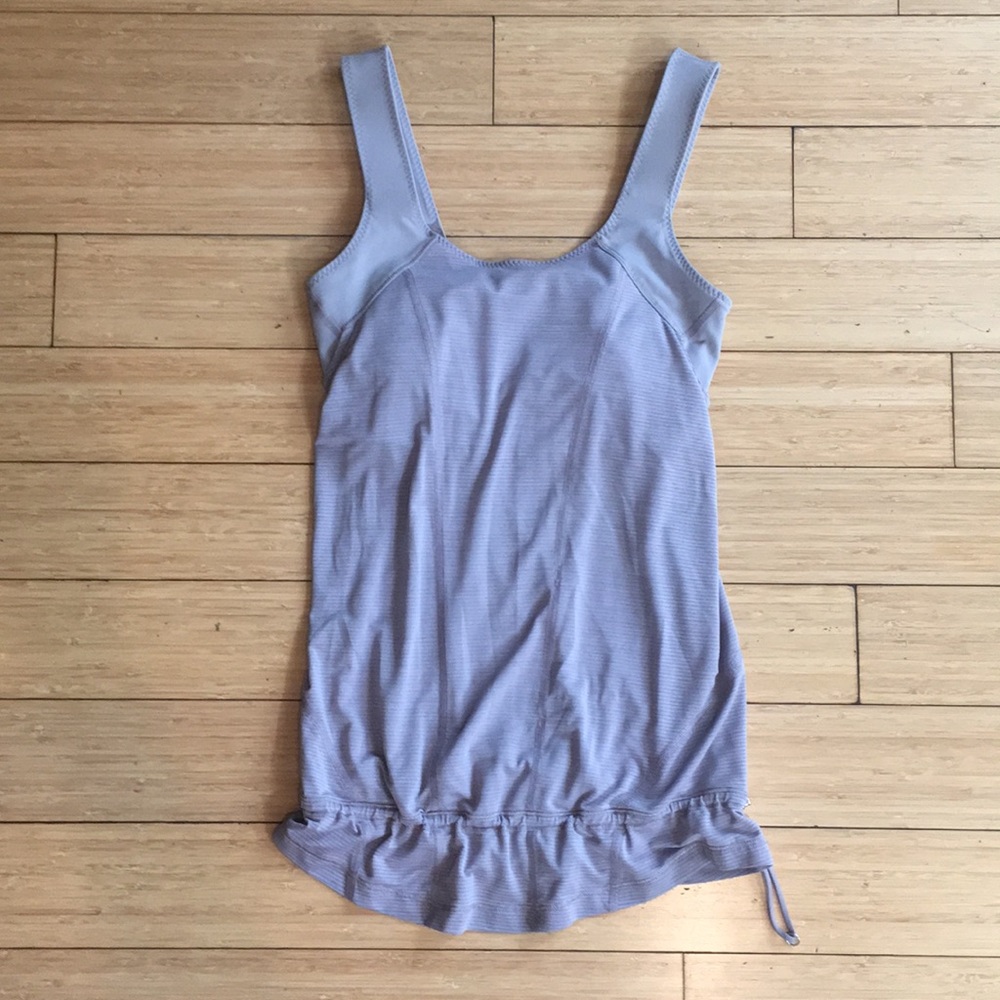 Lululemon silverescent running tank